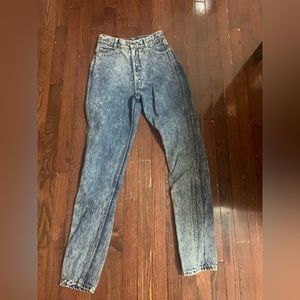 Vintage acid wash jeans